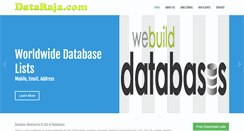 Desktop Screenshot of dataraja.com