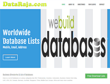 Tablet Screenshot of dataraja.com